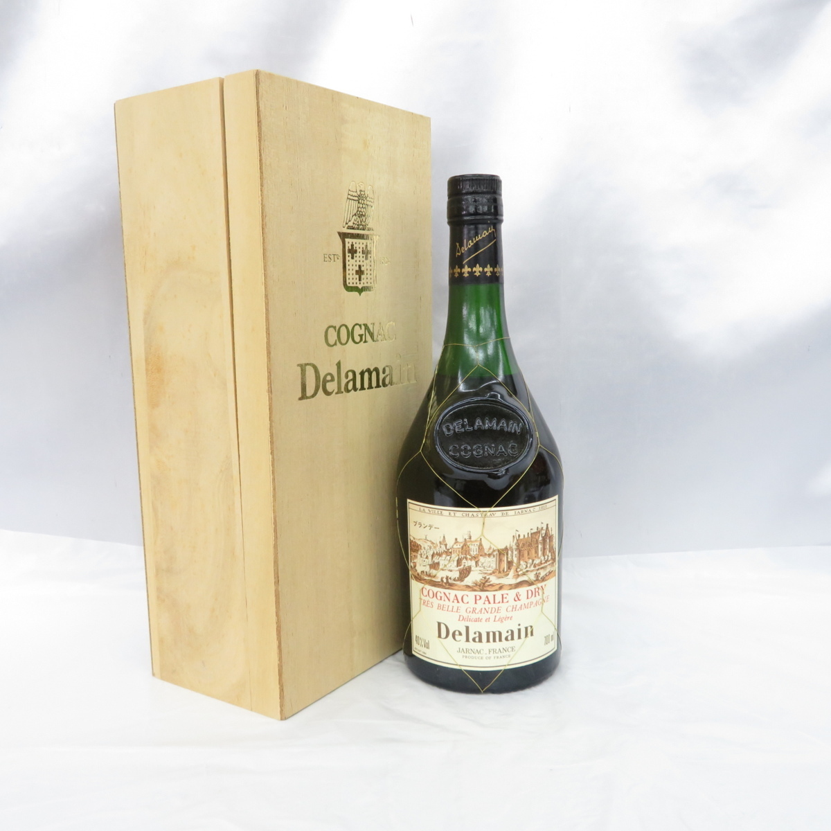 ☆DELAMAIN デラマン 40％ 木箱 酒 700ml ブランデー コニャック 未開