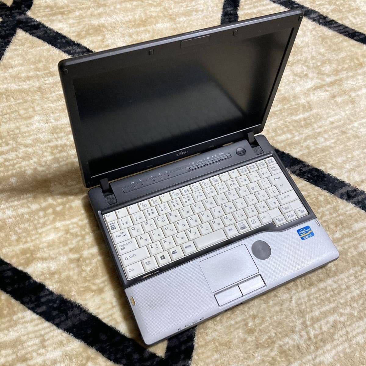 富士通LIFEBOOK P772/G i5-3340M 快適メモリ増設6GB windows10 Pro