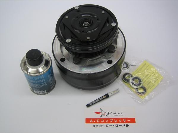 C3 コルベット　新品　エアコンコンプレッサー 78～82年　オイル240CC入 3点 １年保証付　送料無料　☆ＡＣデルコ納品メーカー製☆