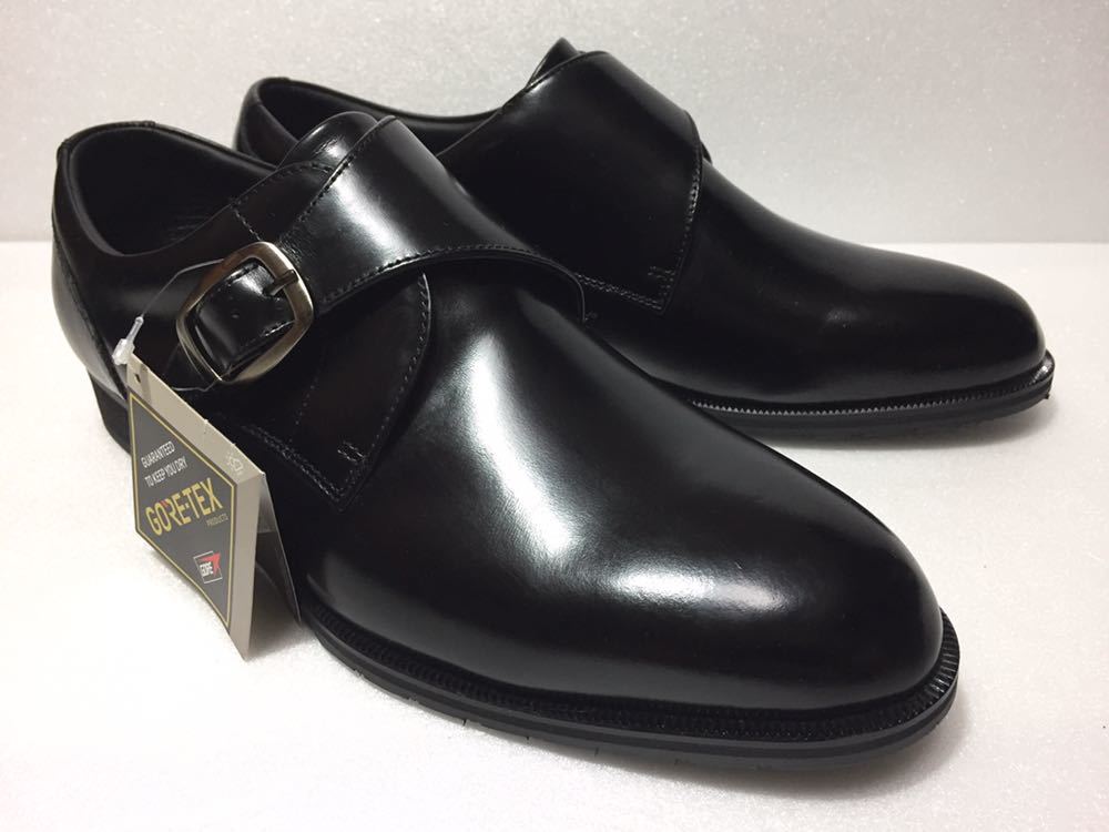 お得，セール madras Walk マドラス ウォーク 日本製 MW5823 黒 モンクストラップ GORE-TEX 4E 26.5cm ゴアテックス 防水 透湿 紳士 靴(26.5cm)｜売買されたオークション情報、yahooの商品情報をアーカイブ公開 - オーク 26.5cm