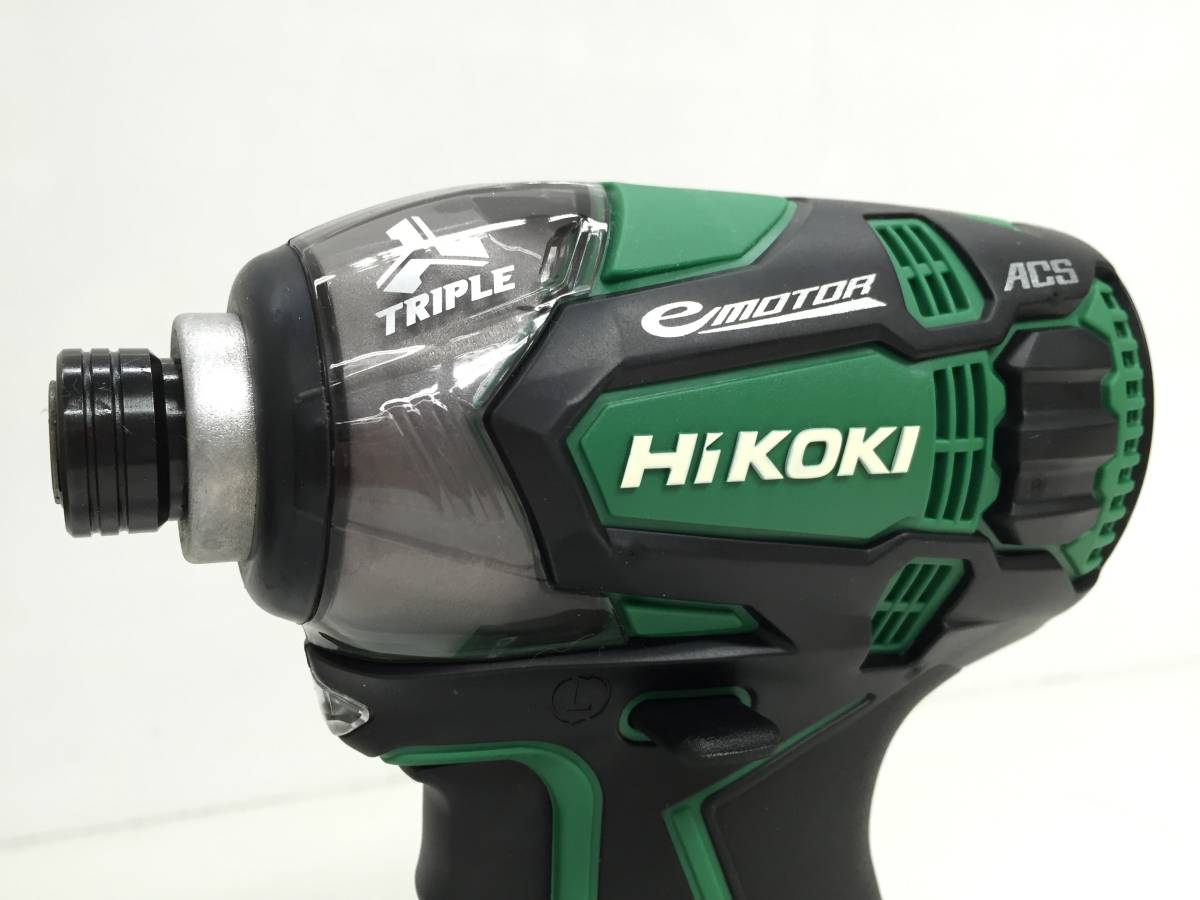 【10364310】★未使用★日立 HiKOKI 14.4V コードレスインパクトドライバ WH14DDL2(NN) グリーン 本体のみ　管）a0412-2-7B HiKOKI 14.4V コードレスインパクト 4v&frasl;コードレスインパクトドライバ 工具買取王国高岡8号店HiKOKI(旧日立工機) 2.0AH