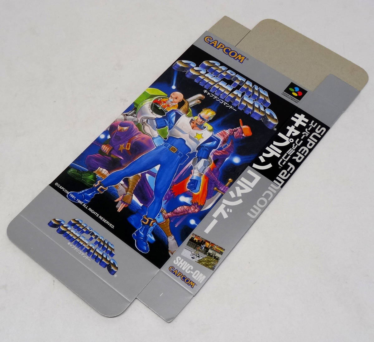 □箱のみ□SFC キャプテンコマンドー CAPTAIN COMMANDO □新品だが少し 