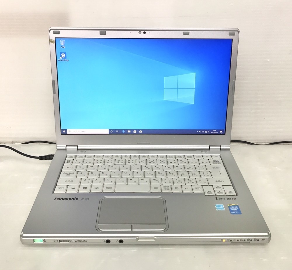 軽量 1600x900解像度 Panasonic Let's note CF-LX3JDKCS Core i5-4310U 2.0GHz ...