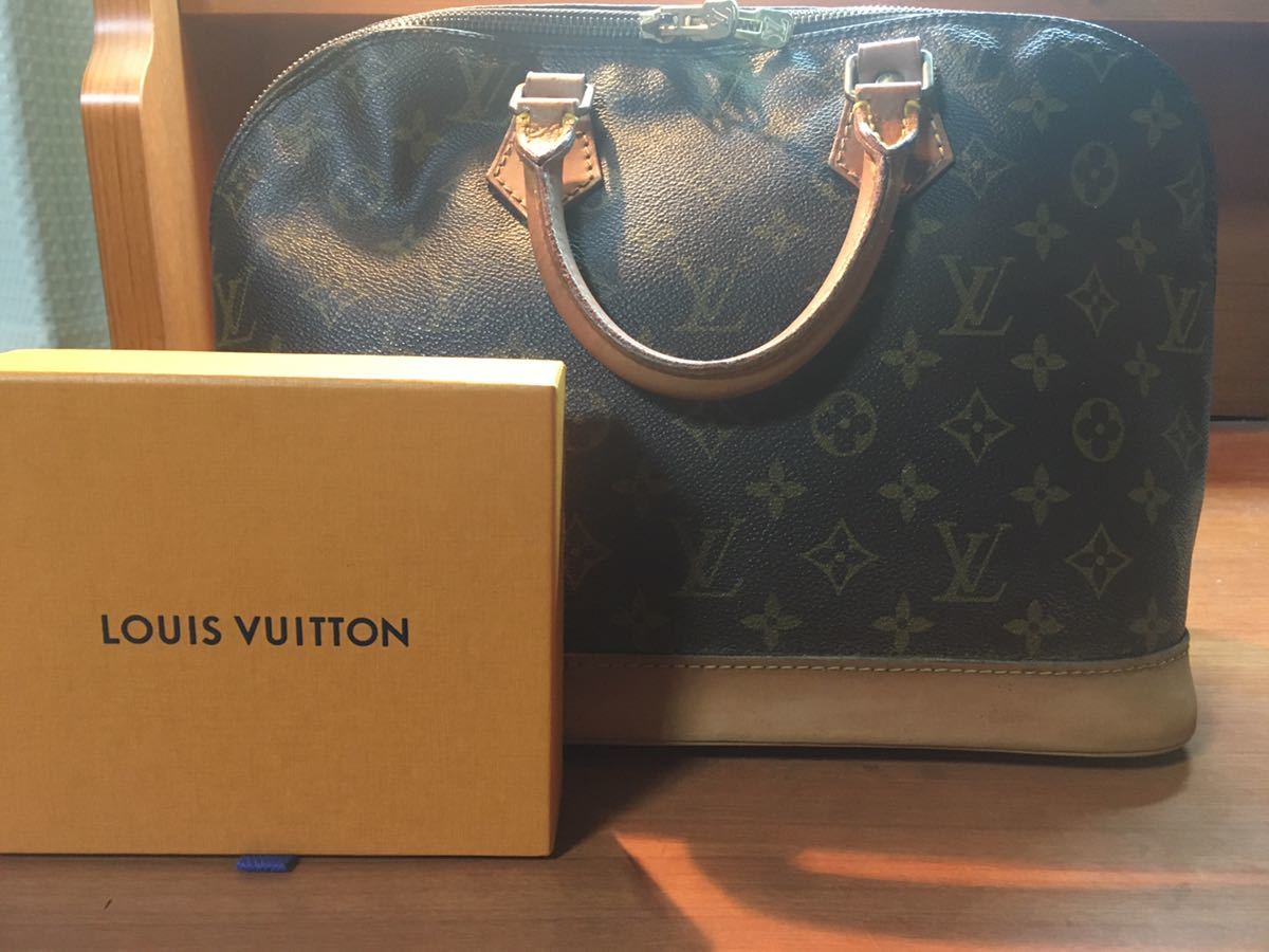 【高品質，安い】 1円スタートLOUIS VUITTON ルイヴィトン モノグラム アルマ ハンドバッグ ブラウン レザー レディース(ハンドバッグ)｜売買されたオークション情報、yahooの商品情報をアーカイブ公開 - オークフ かばん、バッグ