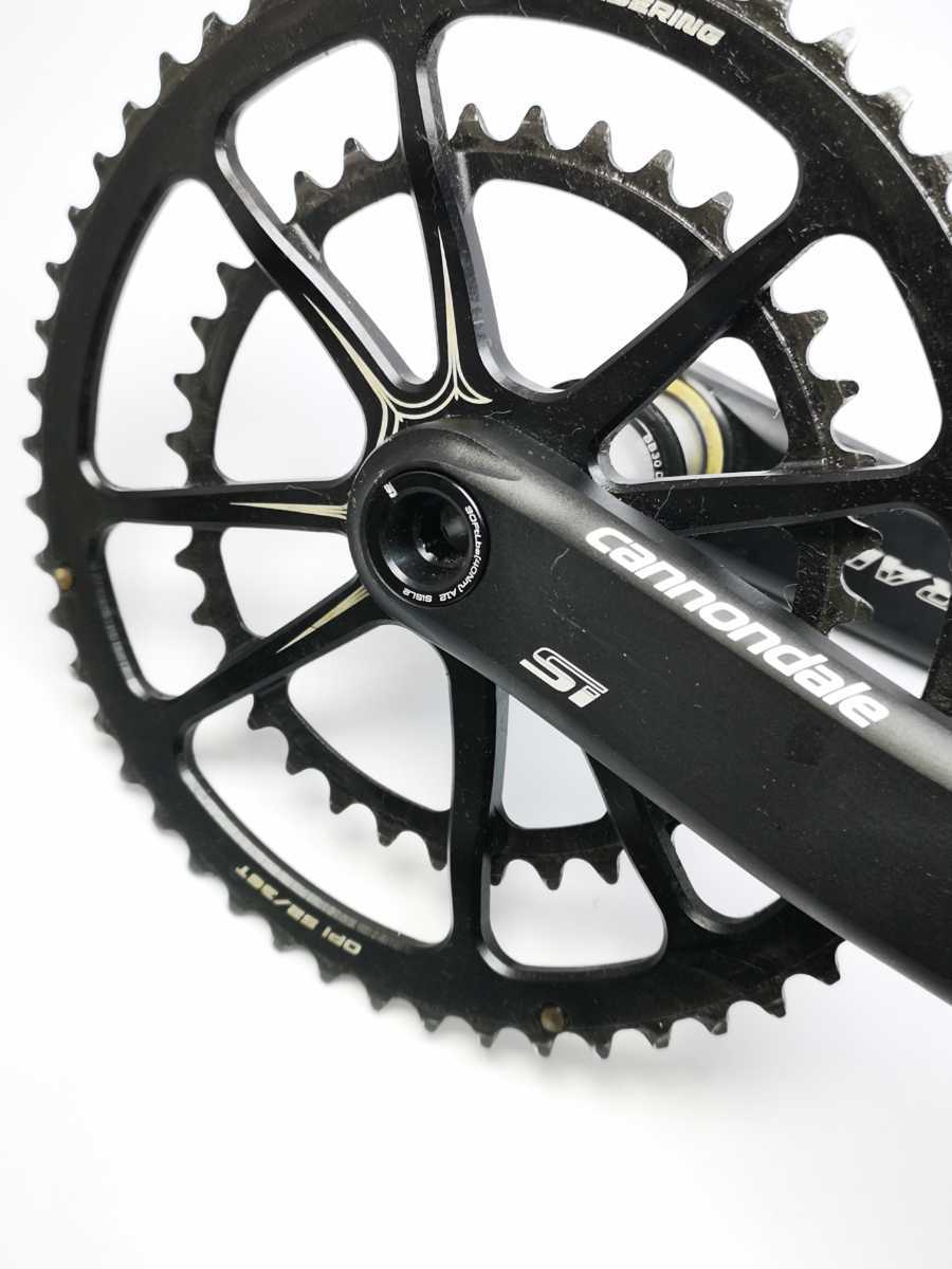 美品★軽量！CANNONDALEホログラム Siクランクセット172.5mm キャノンデール Cannondale 172.5mm ホログラム hollowgram si