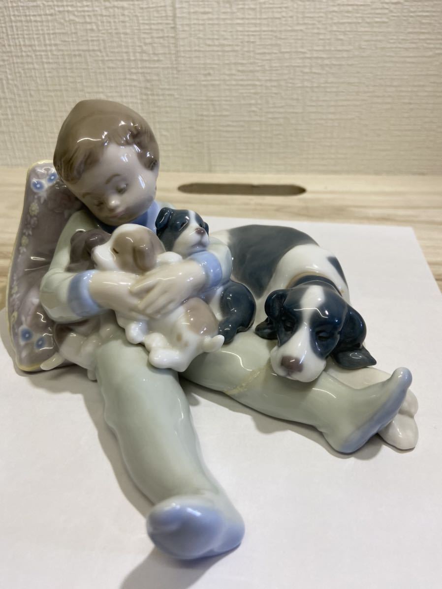 美術品・アンティーク・コレクション リヤドロ LLADRO ナオ NAO 犬と