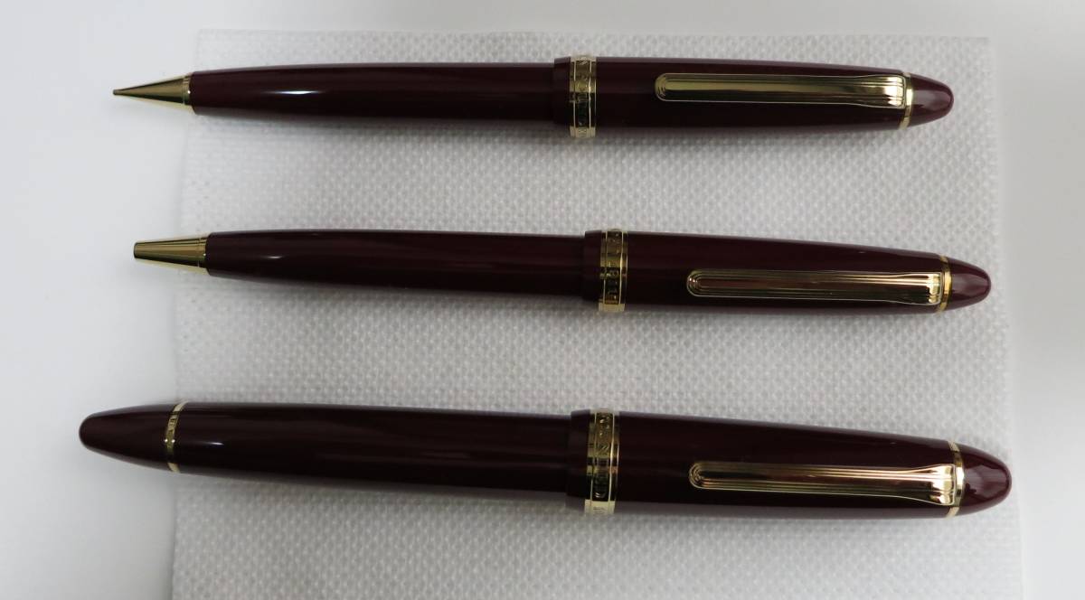極美品⁄14K]セーラー万年筆 3本セット 万年筆 ボールペン シャープペン