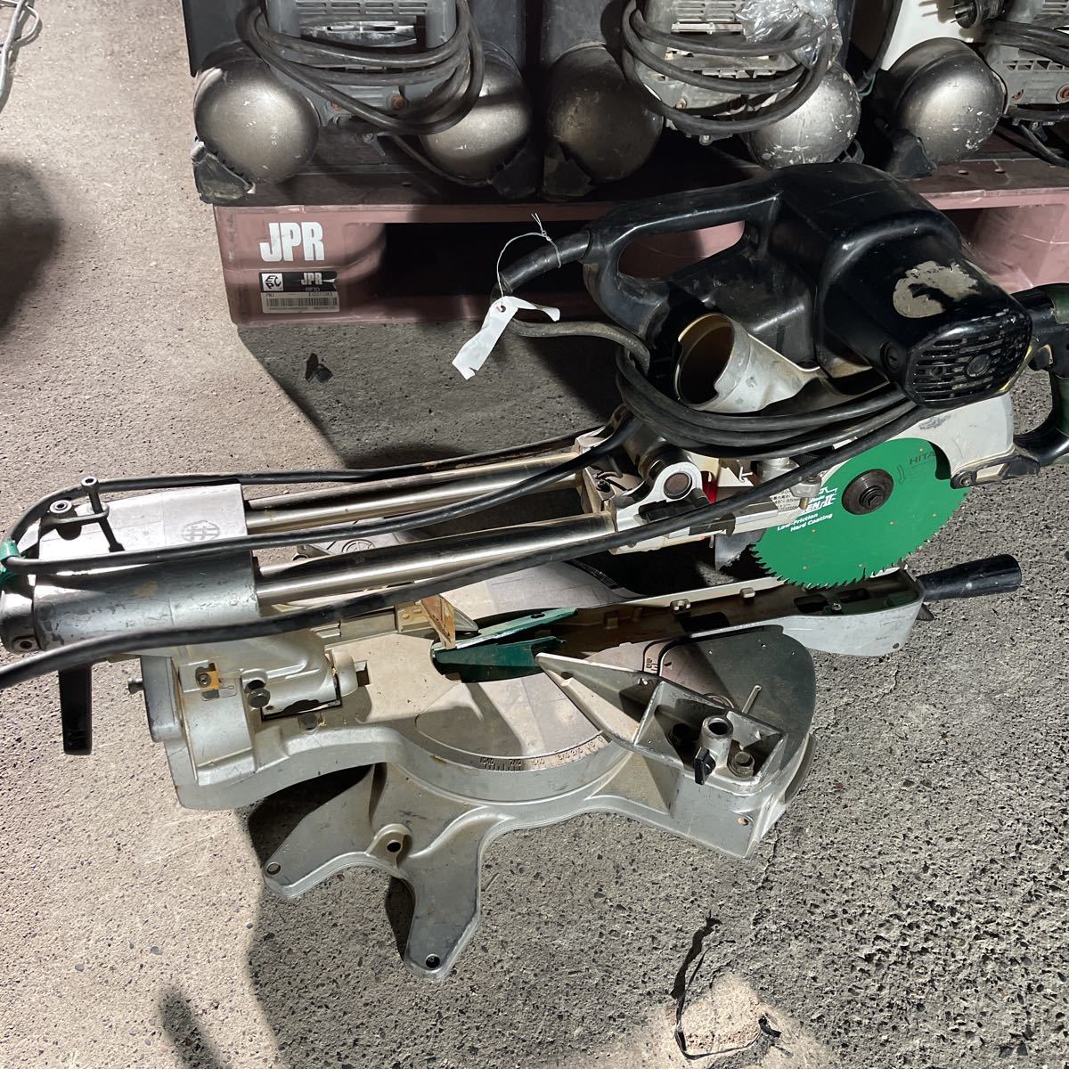 日立工機 HITACHI C7FSH2 卓上スライド丸ノコ 中古 動作確認済み 