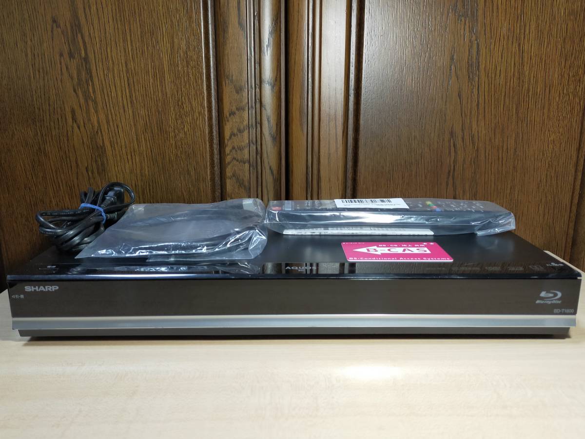 ブルーレイレコーダー AQUOS SHARP シャープ BD-T1800 | 1TB 3