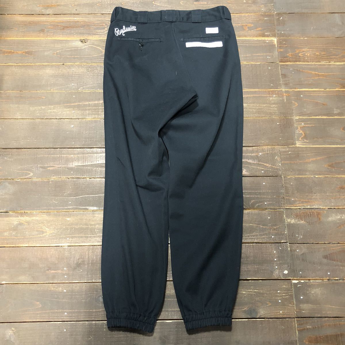 BEDWIN&THE HEARTBREAKERS Dickies 874 ベドウィン ディッキーズ ジョガーパンツ メンズ サイズ2 ウエスト約80㎝ 使用感あり ブラック BEDWIN Dickies HEARTBREAKERS up Teams THUNDERS\