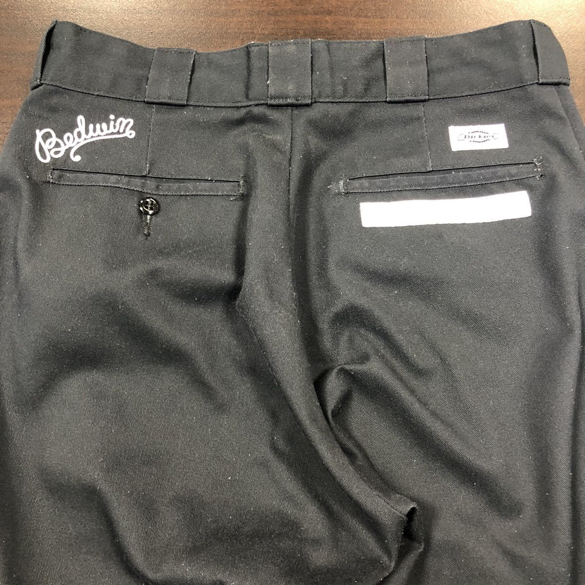 BEDWIN&THE HEARTBREAKERS Dickies 874 ベドウィン ディッキーズ ジョガーパンツ メンズ サイズ2 ウエスト約80㎝ 使用感あり ブラック BEDWIN Dickies HEARTBREAKERS up Teams THUNDERS\