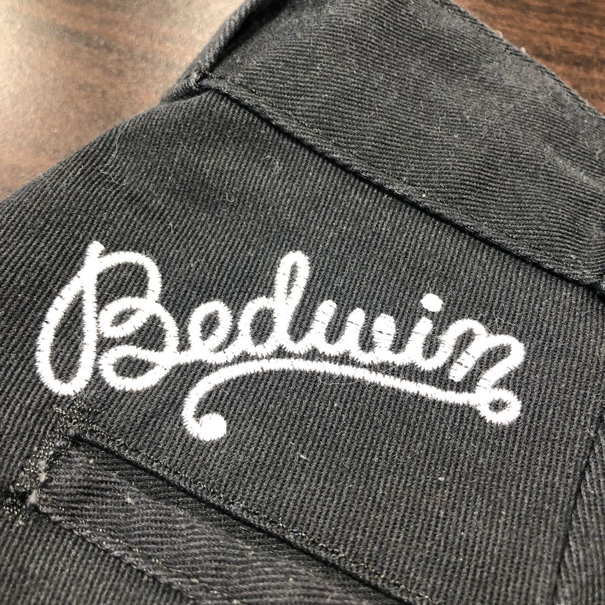 BEDWIN&THE HEARTBREAKERS Dickies 874 ベドウィン ディッキーズ ジョガーパンツ メンズ サイズ2 ウエスト約80㎝ 使用感あり ブラック BEDWIN Dickies HEARTBREAKERS up Teams THUNDERS\