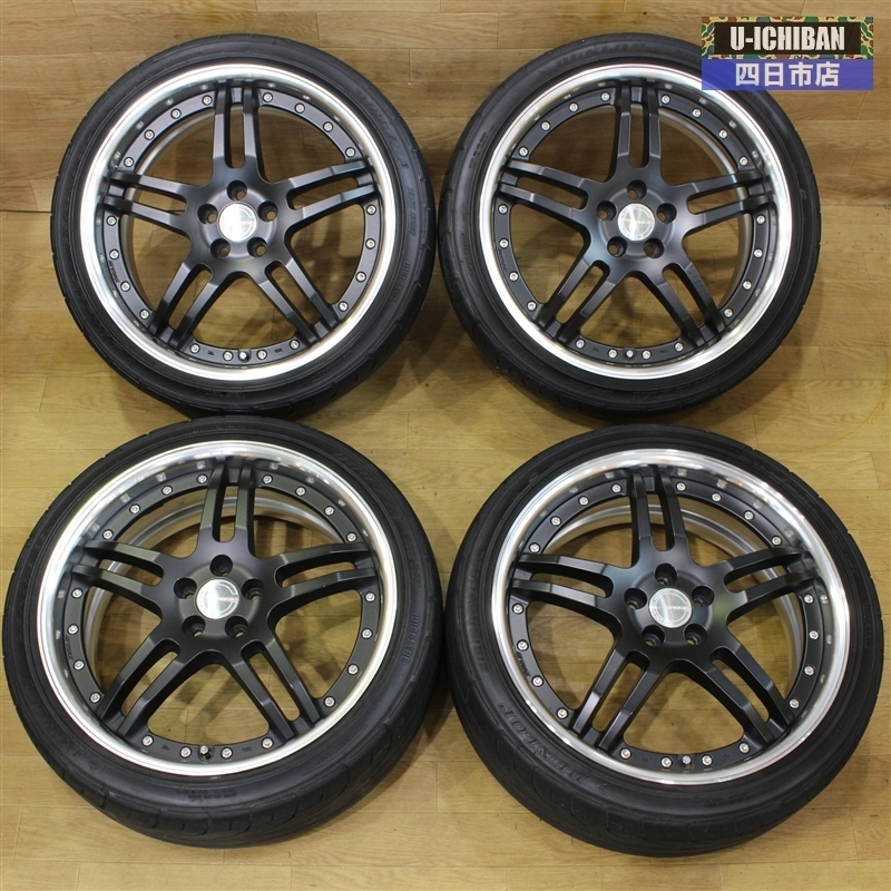 WORK グノーシス GS2 18インチ×7.0 +50(O) 5H 100 ダンロップ ディレッツァ DZ101 215/40R18 85W プリウス 86 BRZ レクサスCT等に ◎006