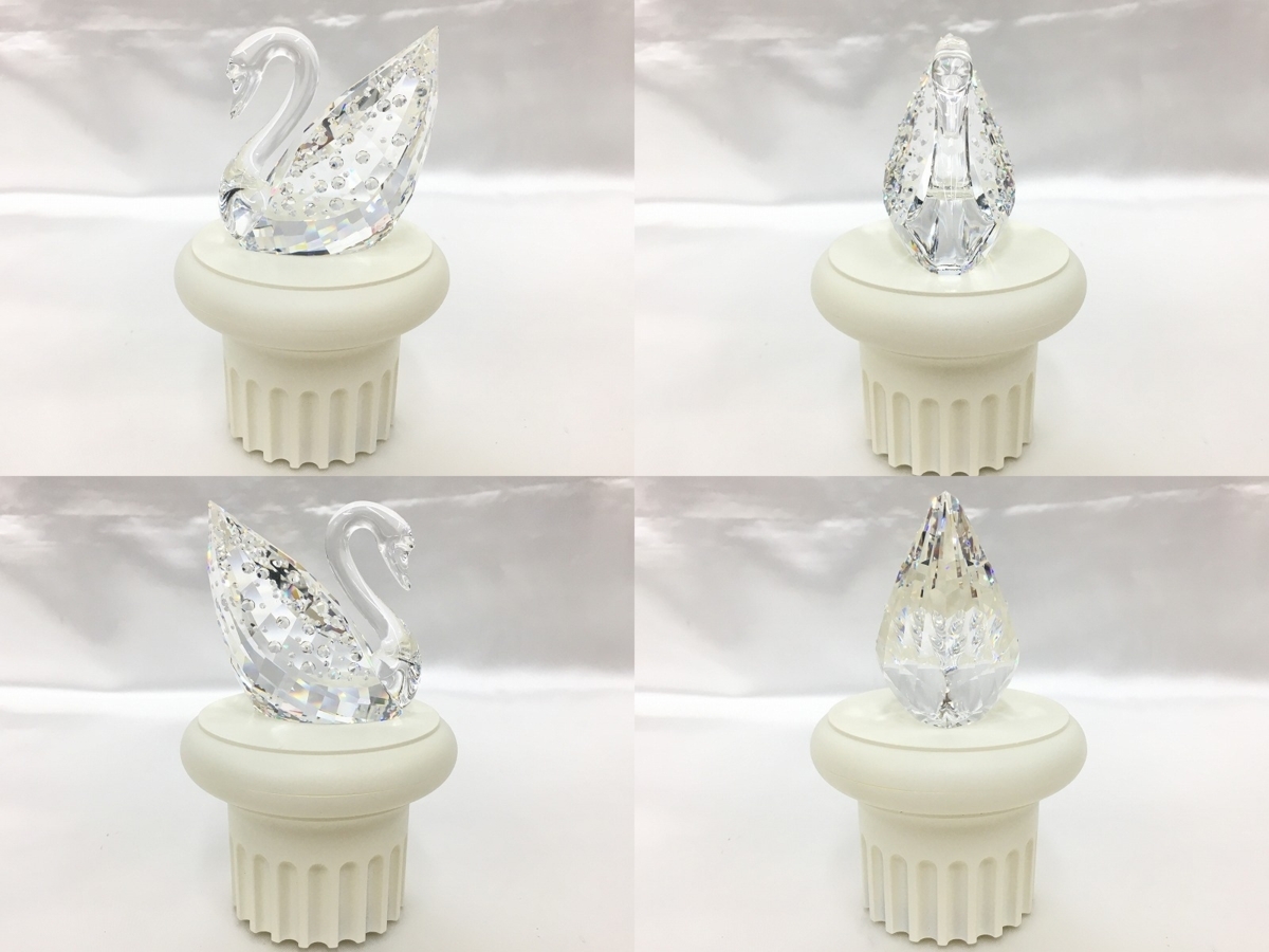 キングラム[30]スワロフスキー☆SWAROVSKI☆置物☆白鳥☆スワン☆100 