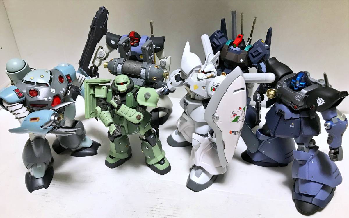 1/144 HG ガンプラ 塗装済み完成品（6体）一括 