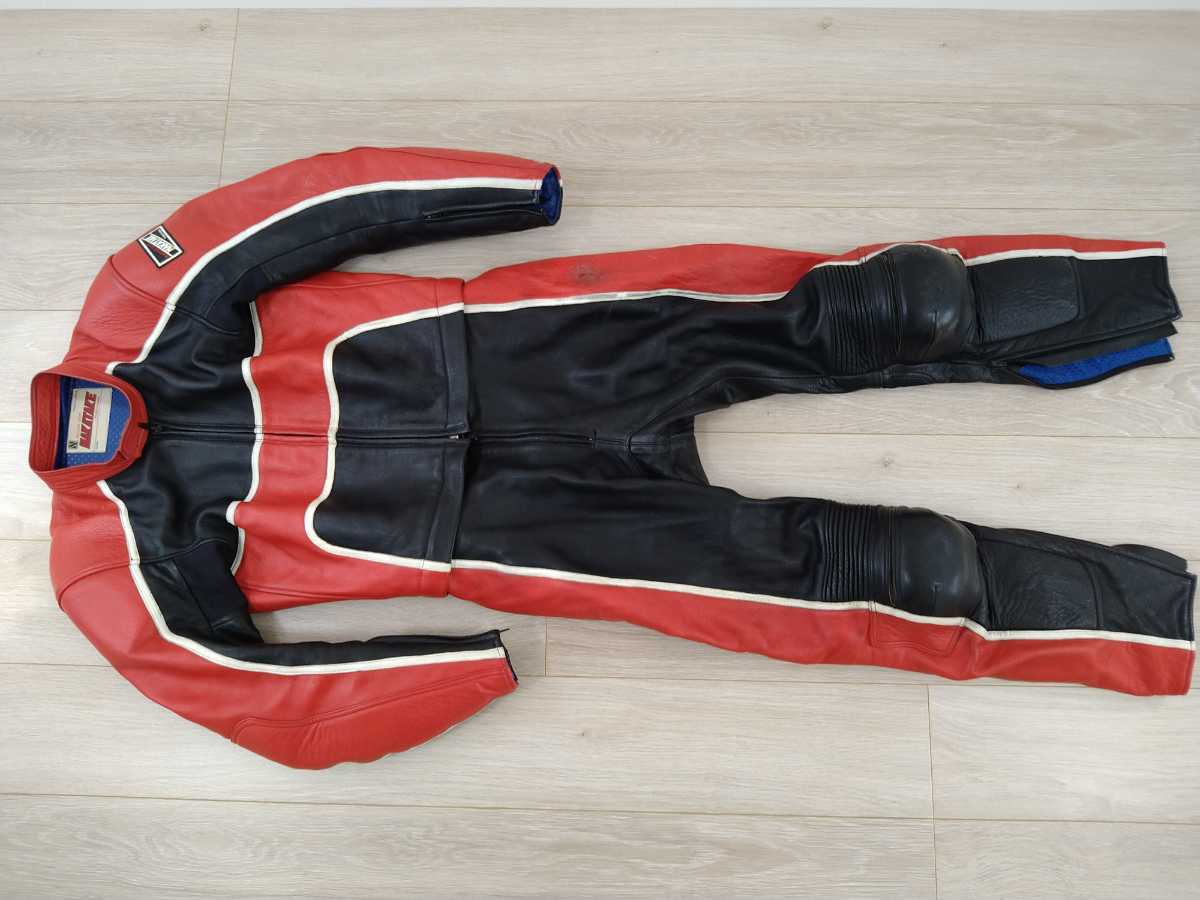 セパレートタイプ 使用感少なめ サイズMくらい ライダースーツ 革 