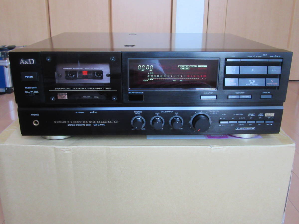 A&D GX-Z7100 カセットデッキ 整備品 良品 【未保証】 JA&D GX
