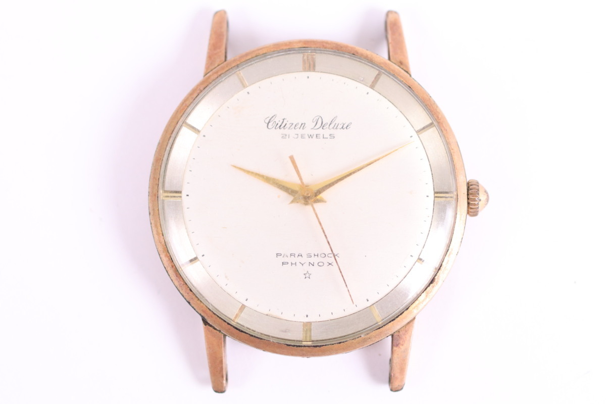 シチズン デラックス Ref.1507085 21石 Deluxe 手巻 OH済 1960年