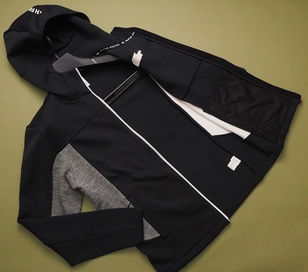 新品正規 ノースフェイス 軽量 DWR撥水 フルジップ AIR FLEECE ジャージ ジャケット メンズMブラック(BLK) 直営店購入