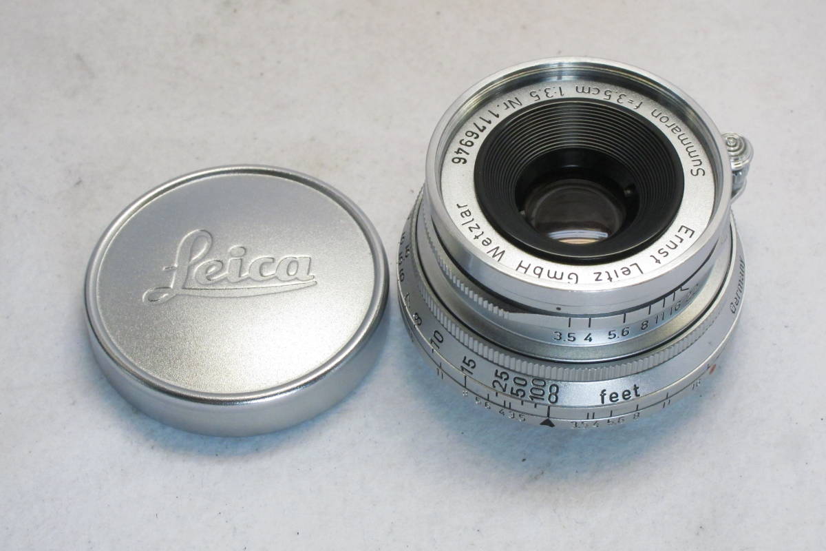 Summaron f=3.5cm Leitz Leica 1:3.5中古現状渡しErnst 35mm f3.5 3.5