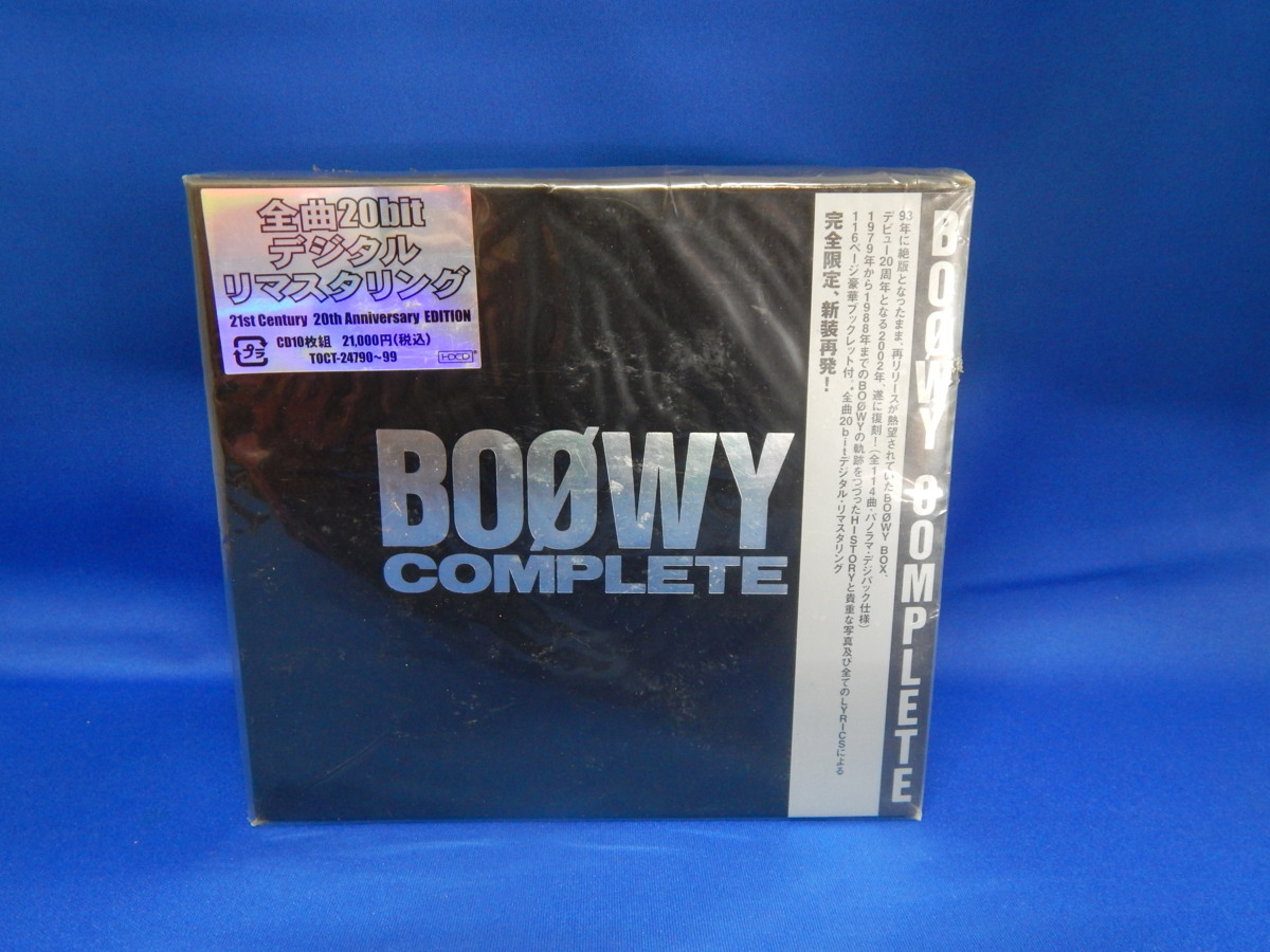 BOOWY COMPLETE Yahoo!オークション 「boowy 10枚組CD 10枚組 未開封 