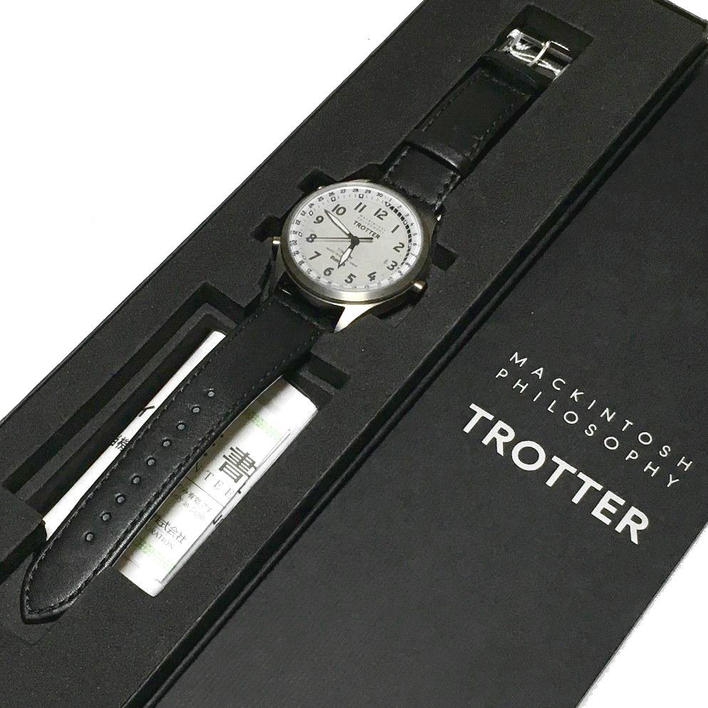 新品 MACKINTOSH PHILOSOPHY TROTTER WATCH Bluetooth時刻修正機能搭載 