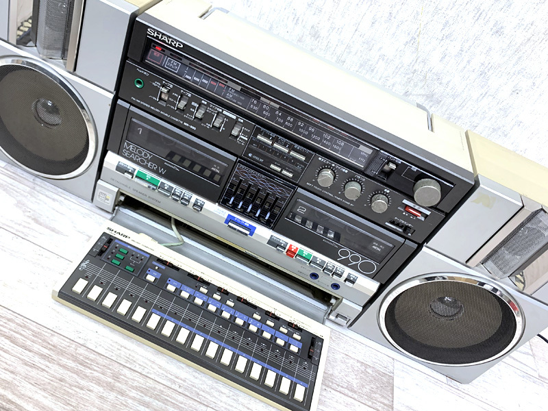 【専用の商品】コンポ □SHARP MELODY SEARCHER-W MR-990 ラジカセ メロディーサーチャーW