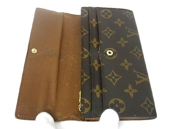 1円 LOUIS VUITTON ルイヴィトン M61734 モノグラム ポルトフォイユ