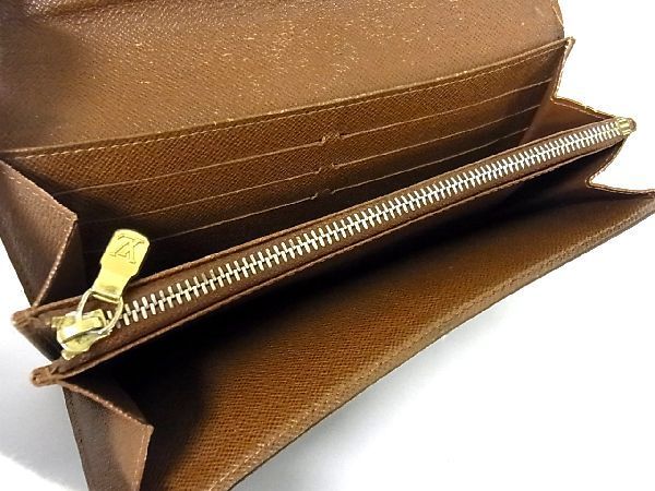 1円 LOUIS VUITTON ルイヴィトン M61734 モノグラム ポルトフォイユ