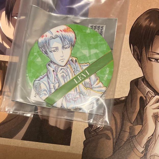 ☆【進撃の巨人】attack on titan リヴァイ 缶バッジ Special event