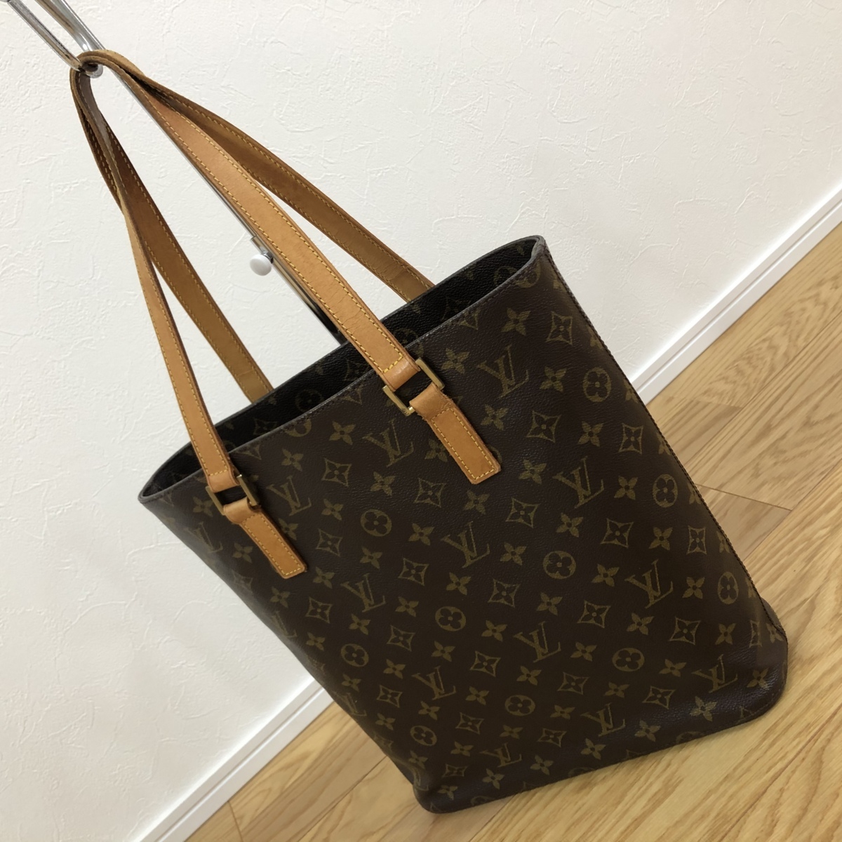 ルイヴィトン LOUIS VUITTON トートバッグ ヴァヴァン GM M51170 SR0051 モノグラム ブラウン レザー 良品