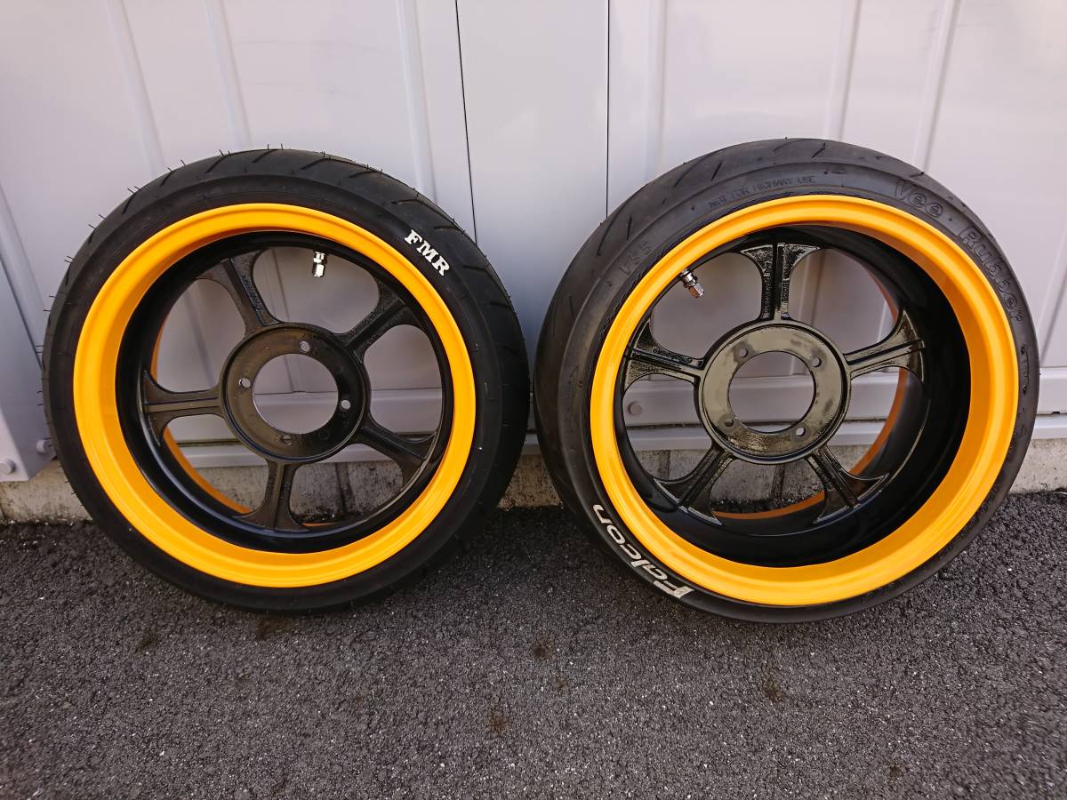 ファルコン風　キャストホイール　12インチホイール　モンキー　シャリー　ダックス ☆モンキー、シャリィ、ダックスに ファルコン 12インチホイール 前後