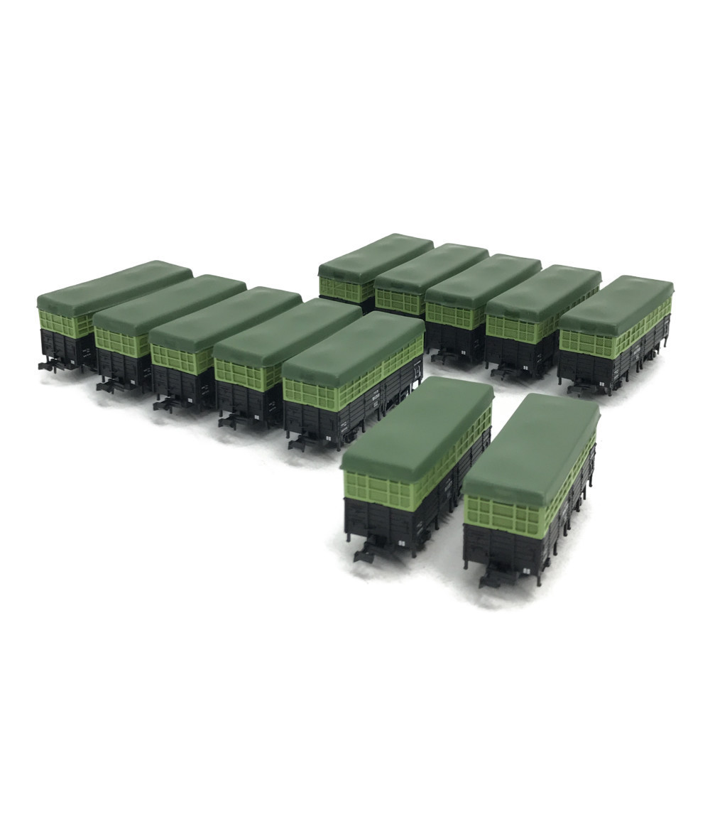 【1円スタート】 訳あり 鉄道模型 Nゲージ A-1468 トラ90000 チップ輸送用無蓋車 12両セット マイクロエース