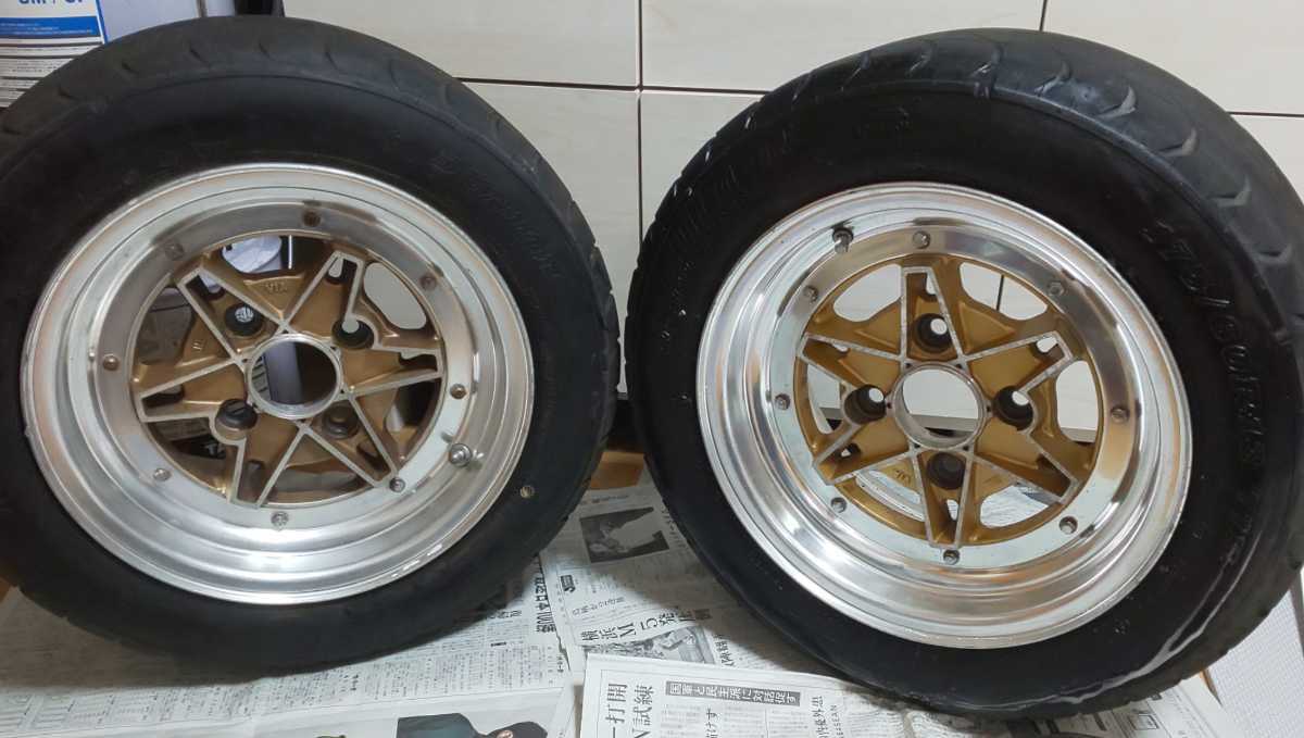 ダンロップ ルマン24 PCD114.3 6J+12 2本セット