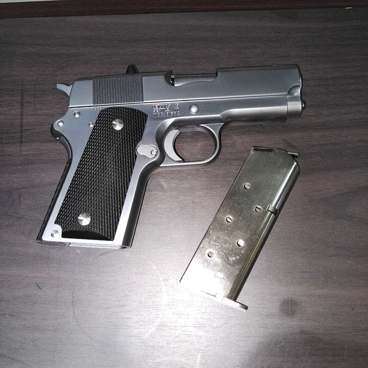 新日本模型 デトニクス45コンバットマスター オールシルバーモデル