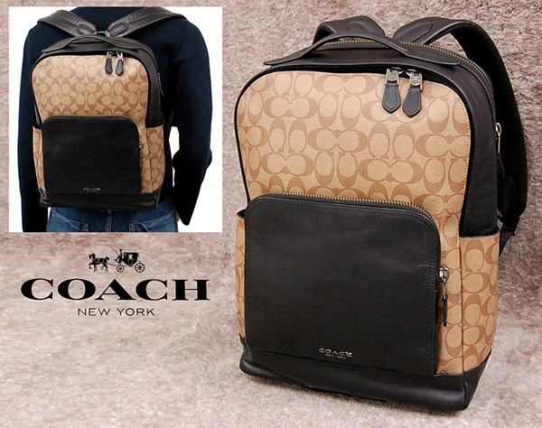 定価￥99，000 美品 コーチ COACH 「GRAHAM グラハムバックパック