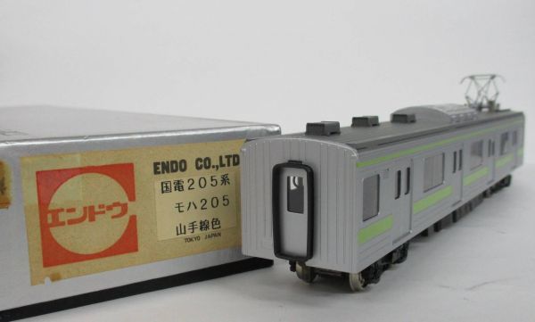 エンドウ 赤ラベル 国電205系 山手線色 モハ205(M車)【ジャンク