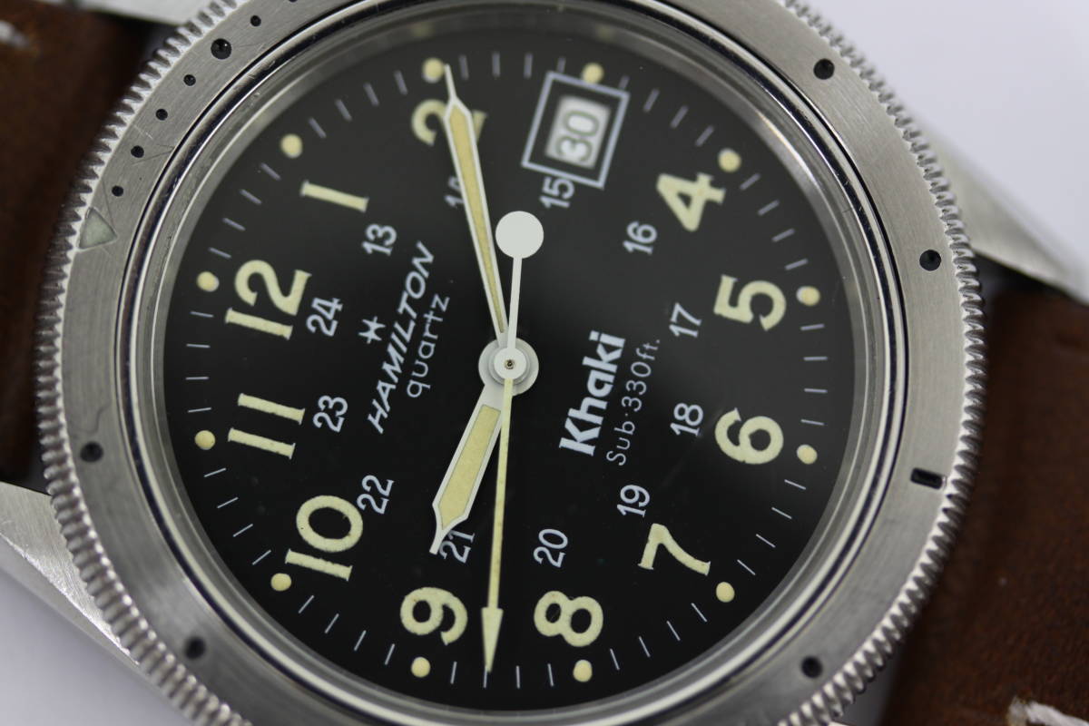 レア物旧ロゴ文字 SWISS製HAMILTON.Khakiハミルトンランカスター  