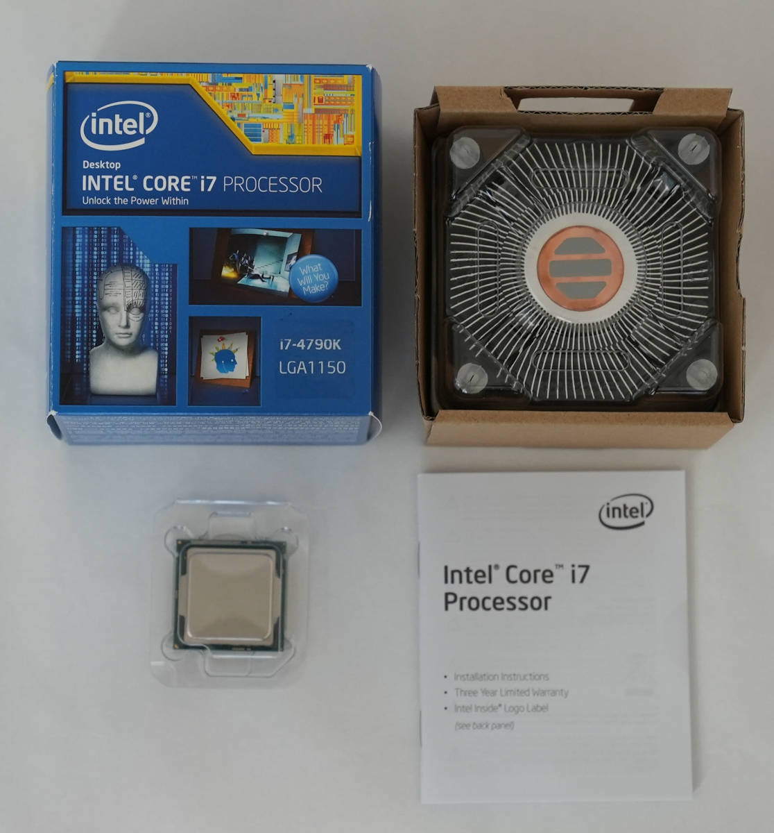 Intel Core i7 4790K BOX　リテールクーラー（未使用）付