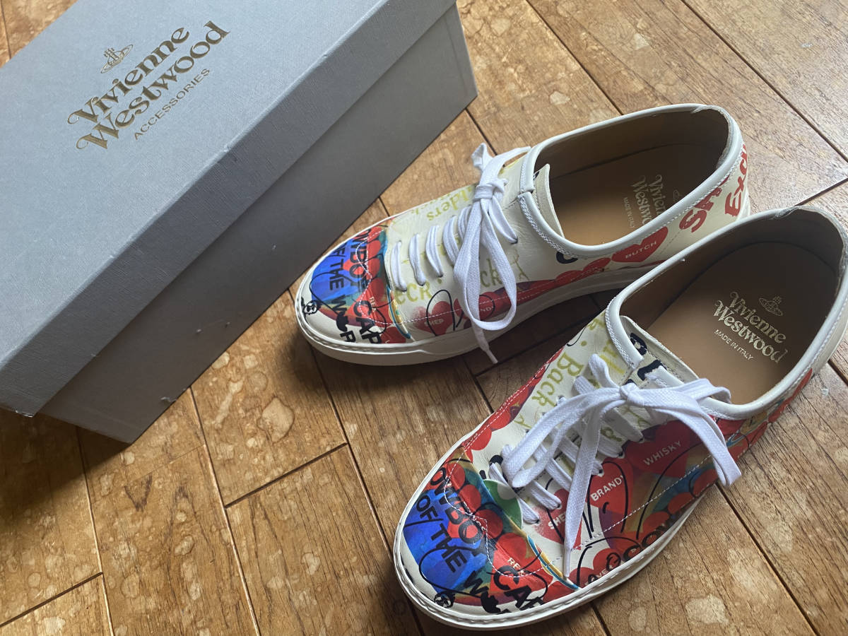 レア！美品 メンズ 41 (26cm相当)Vivienne Westwood ヴィヴィアン 