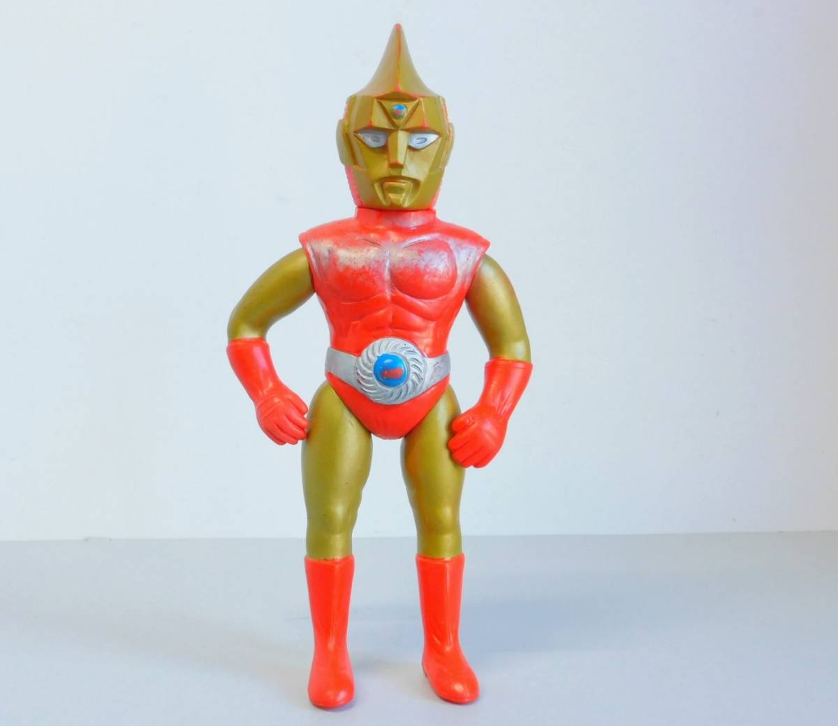 箱入り】当時物 マスダヤ スペクトルマン ソフビ 増田屋 宇宙猿人ゴリ  