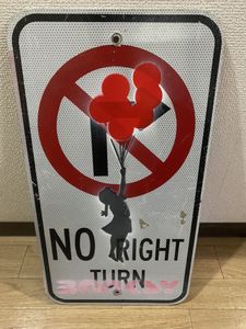 バンクシー 道路標識のYahoo!オークション(旧ヤフオク!)の相場・価格を