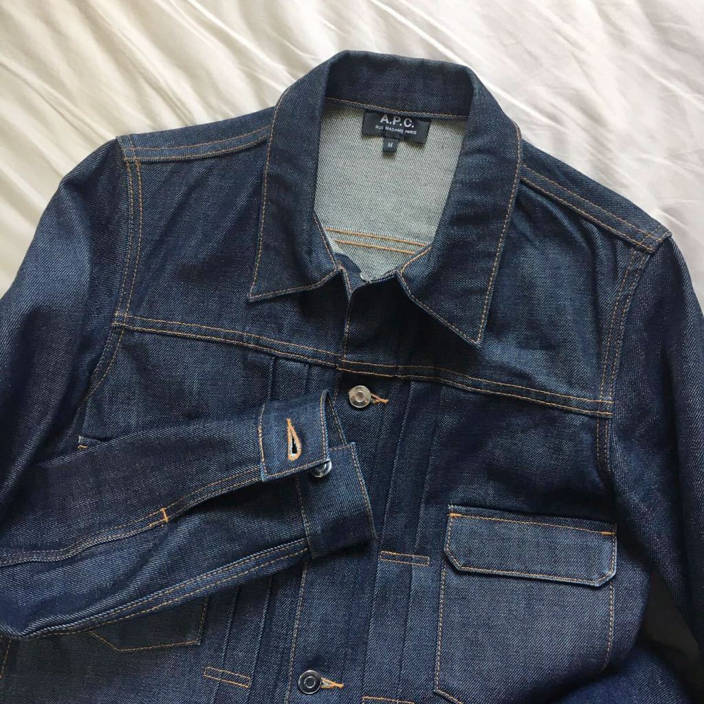 APC デニムジャケット マカオ製 Gジャン マカオ製 アーペーセー M