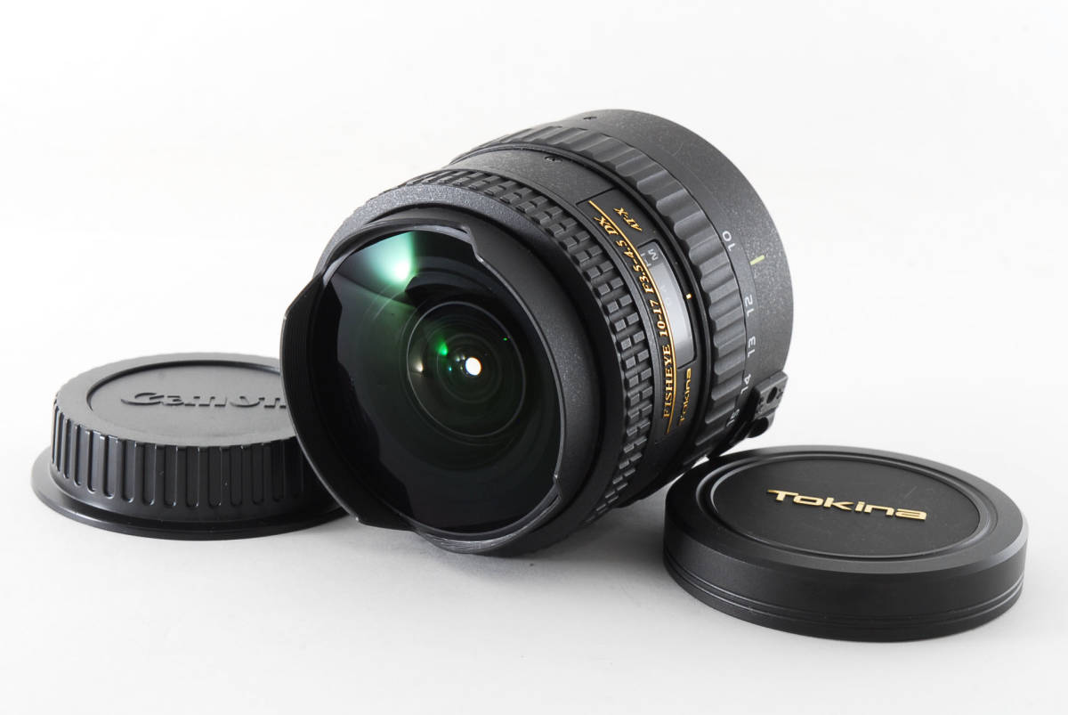 ☆超極上☆ TOKINA トキナー FISHEYE 10-17mm F3.5-4.5 DX AT-X canon