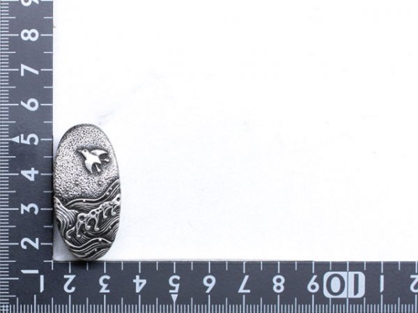  コジリ 鐺 薩摩波千鳥図 C-033-2BR2(鍔、刀装具)｜売買されたオークション情報、yahooの商品情報をアーカイブ公開 - オークファン 鍔、刀装具