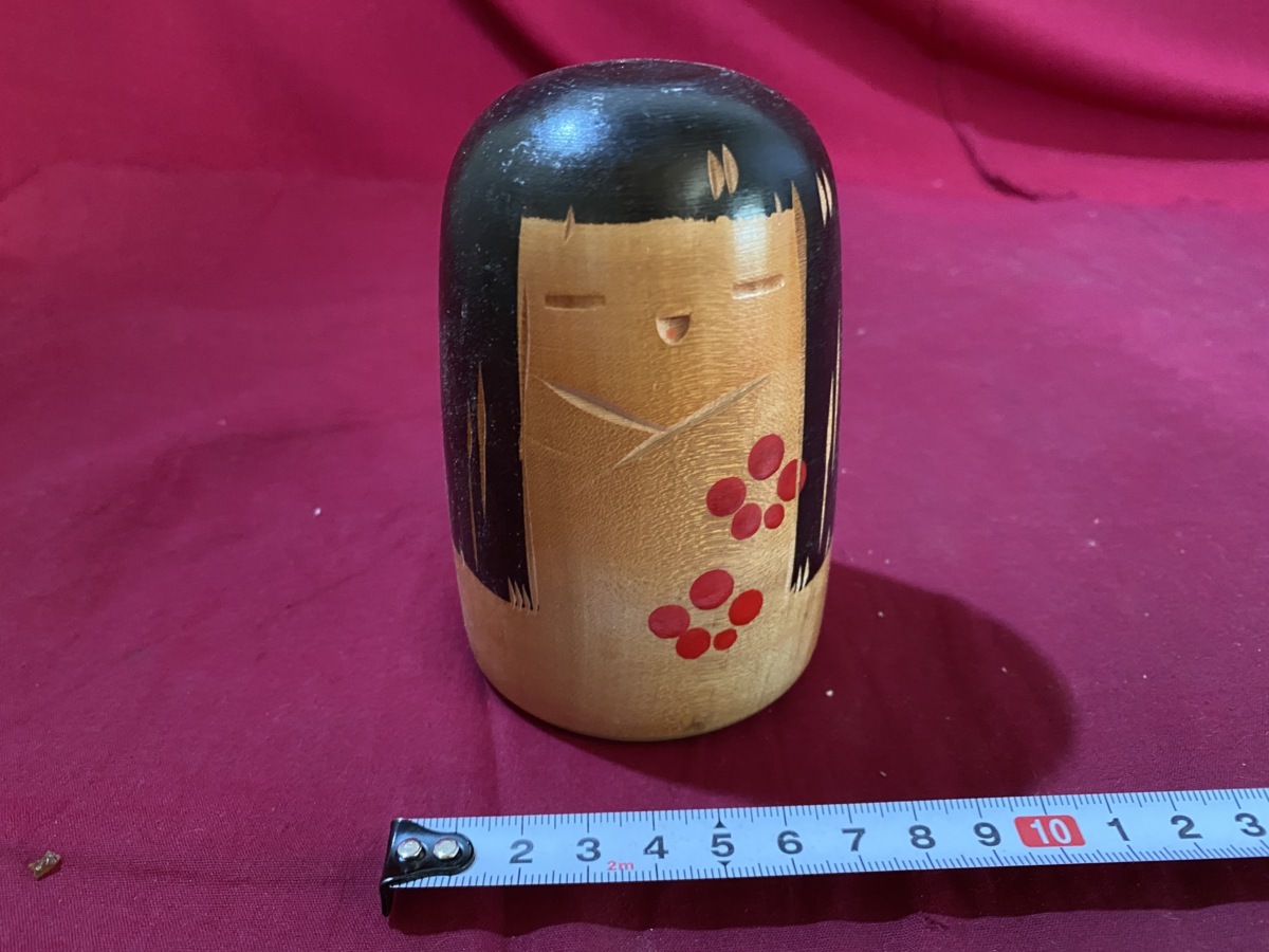 メルカリ レトロ 三平 可愛い 山中 kokeshi こけし 創作 Sanpei 創作