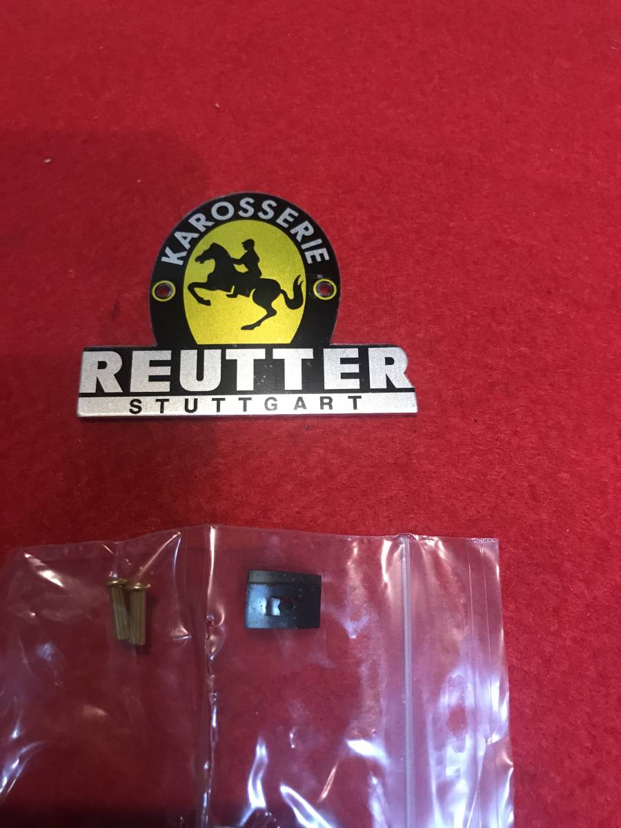ポルシェ356 Reuter Stuttgart コーチビルダー badge
