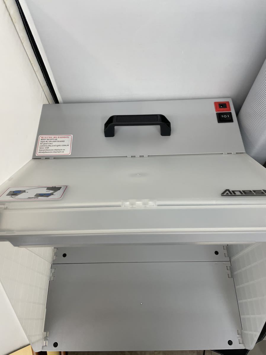 サ み Anesty 塗装ブース HS-E420DCL 排気ダクト付き スプレーブース