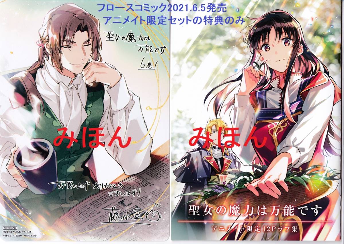 特典 聖女の魔力は万能 コミック6巻 アニメイト限定セット 12pラフ集 小冊子 B6ビジュアルボード のみ 本はつきません コミック アニメグッズ 売買されたオークション情報 Yahooの商品情報をアーカイブ公開 オークファン Aucfan Com