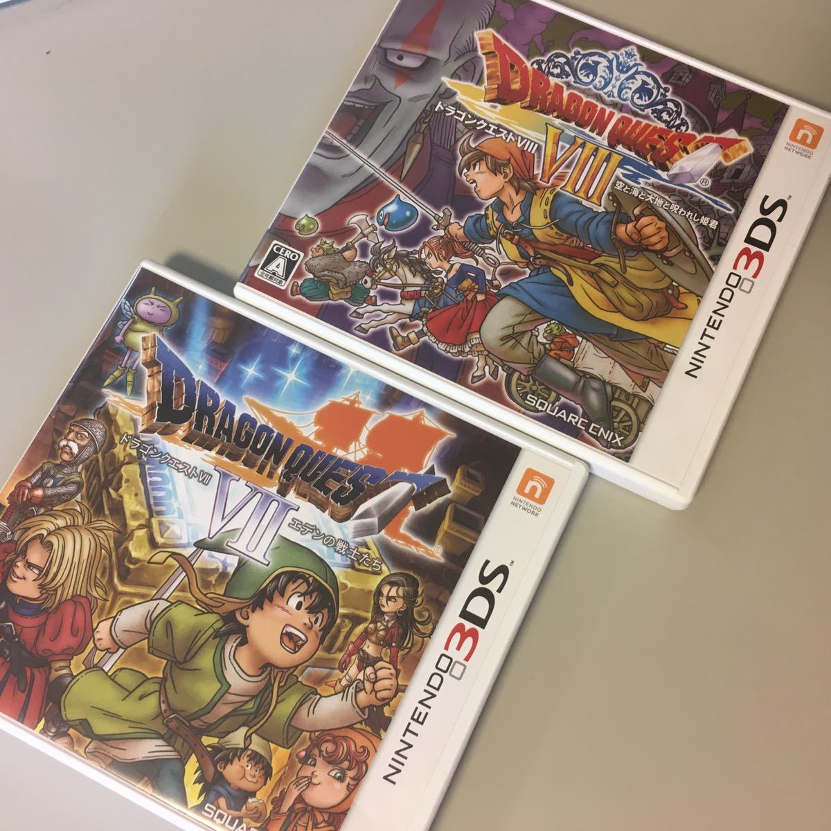 3DS ドラゴンクエスト2本 ドラクエ7 ドラクエ8 ◇ エデンの戦士たち 空